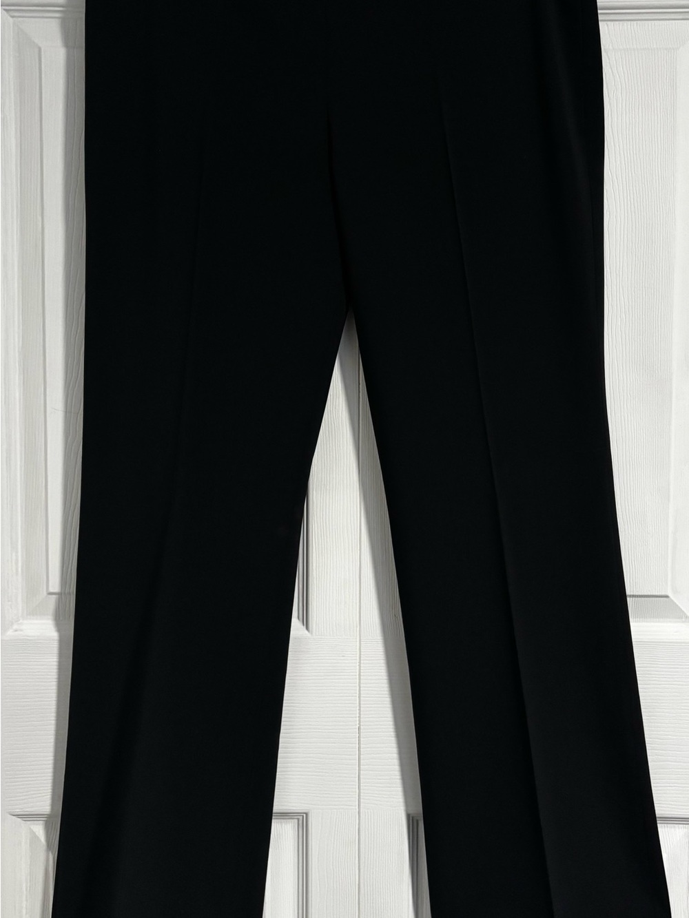 Hugo Boss Light Virgin Wool Black Wide-Leg Dress Pants - size US 10